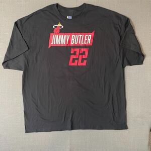 NBA Miami Heat Jimmy Butler #22 Mens Size 3XL Black Tshirt